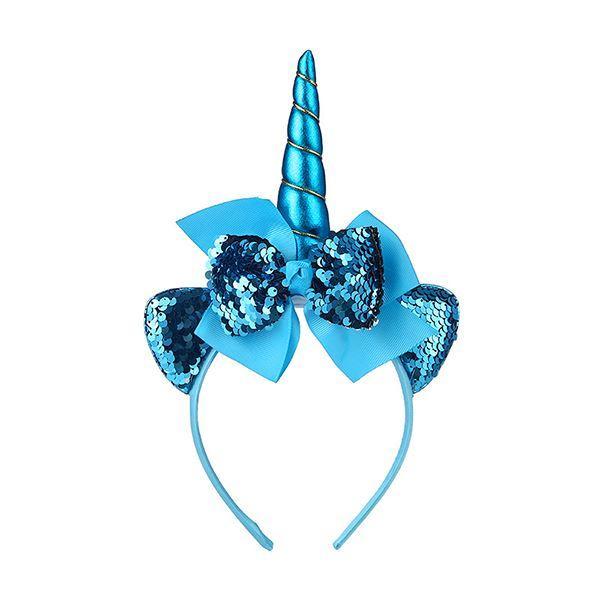 Blue Unicorn Headband